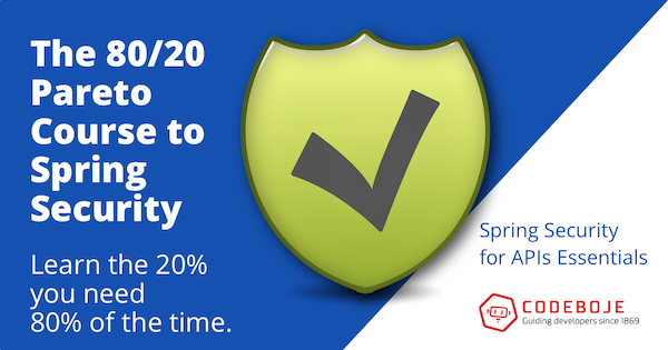 Spring Security Essentials Course